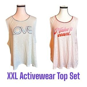 Women’s XXL Old Navy Activewear Tank Top 2 Top Set!